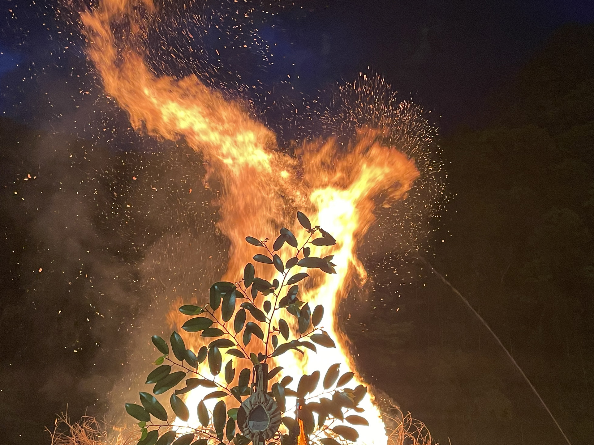 山梨県 火祭り