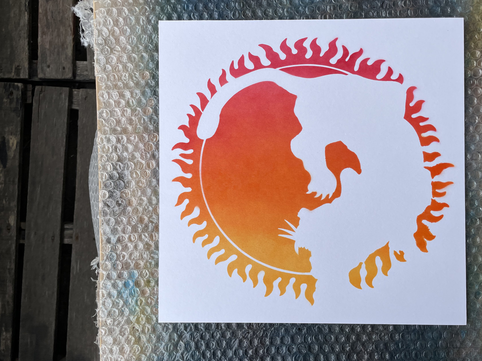 デイルドレイリング ニュートラル ステンシル daledreiling neutral stencil