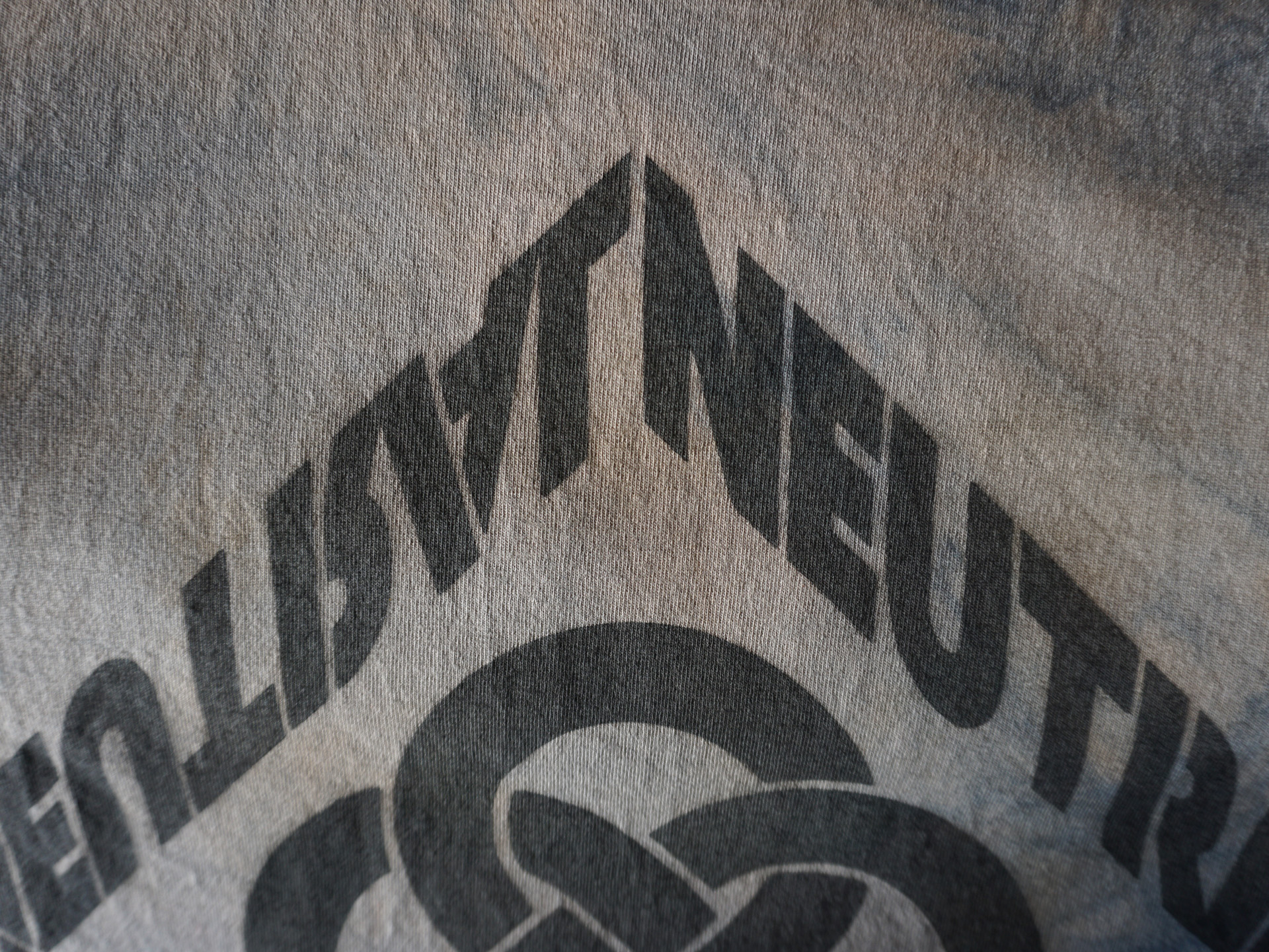 ニュートラル ステンシル タイダイ neutral stencil tiedye