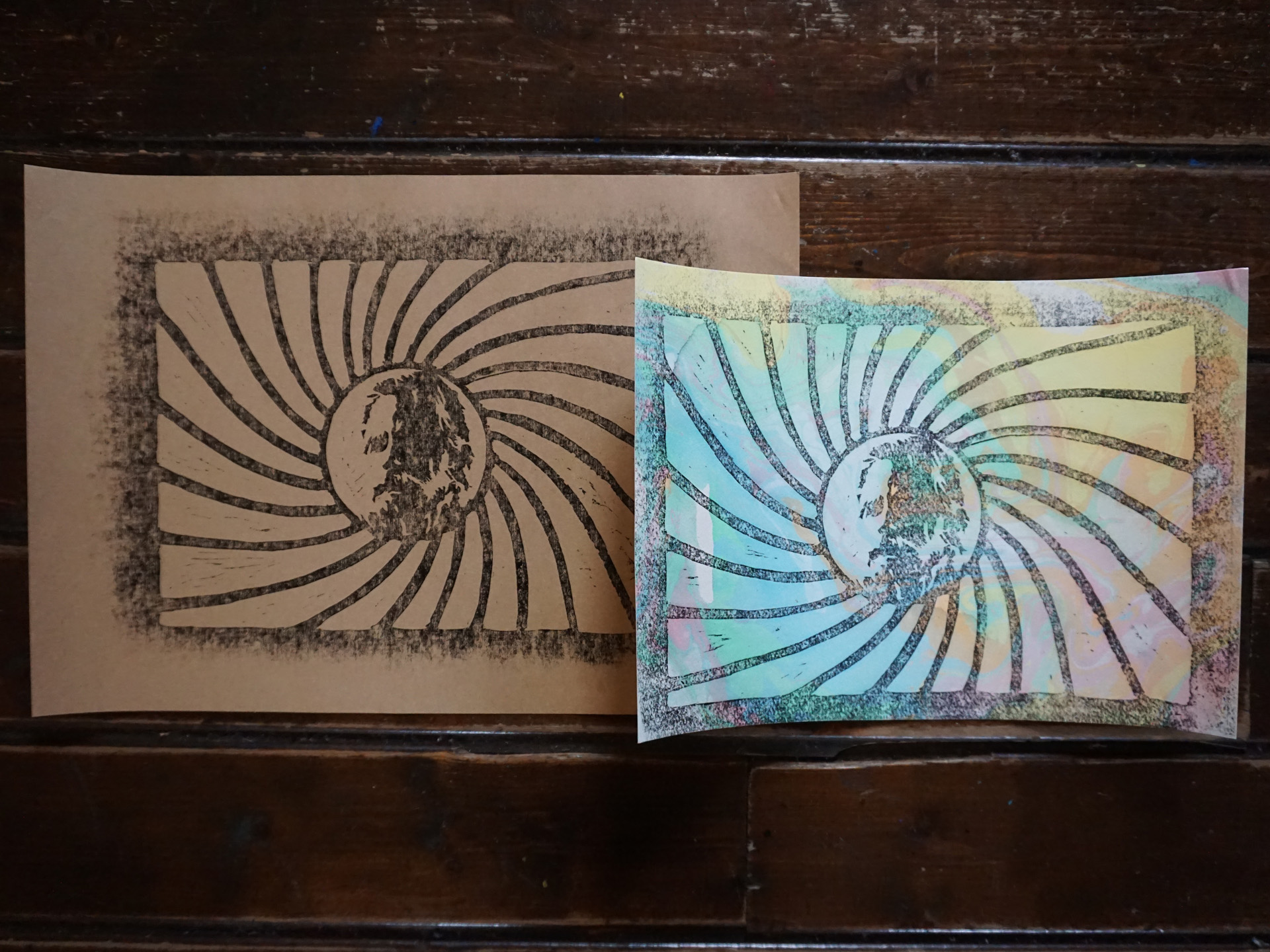 ニュートラル メルト タイダイ neutral melt tiedye