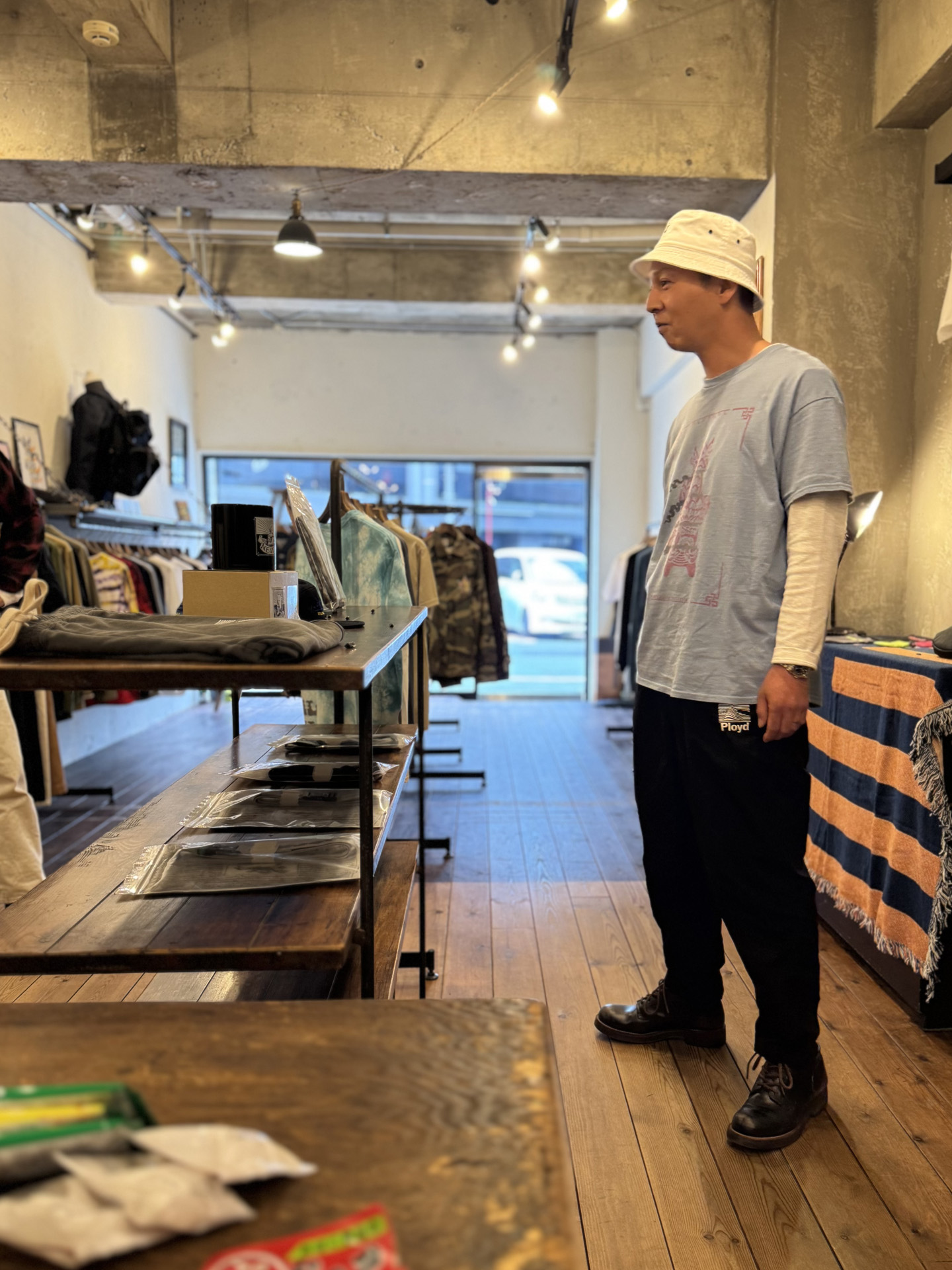 レイドバックテイラー ニュートラル ステンシルTシャツ 仙台 laidbacktaylor neutral stenciltshirts