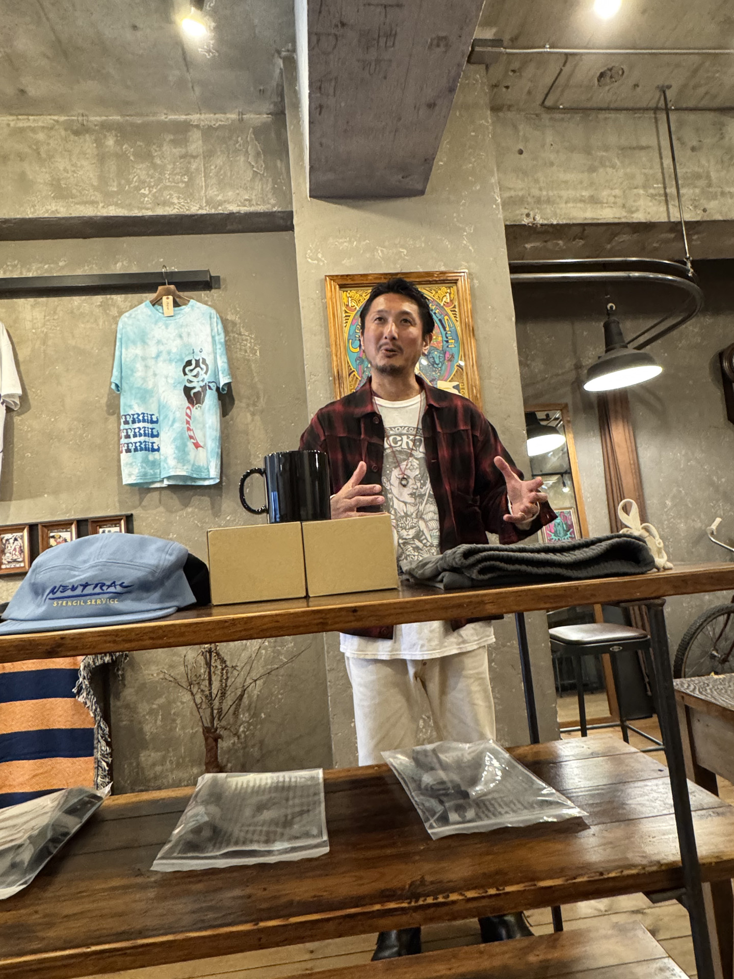 レイドバックテイラー ニュートラル ステンシルTシャツ 仙台 laidbacktaylor neutral stenciltshirts