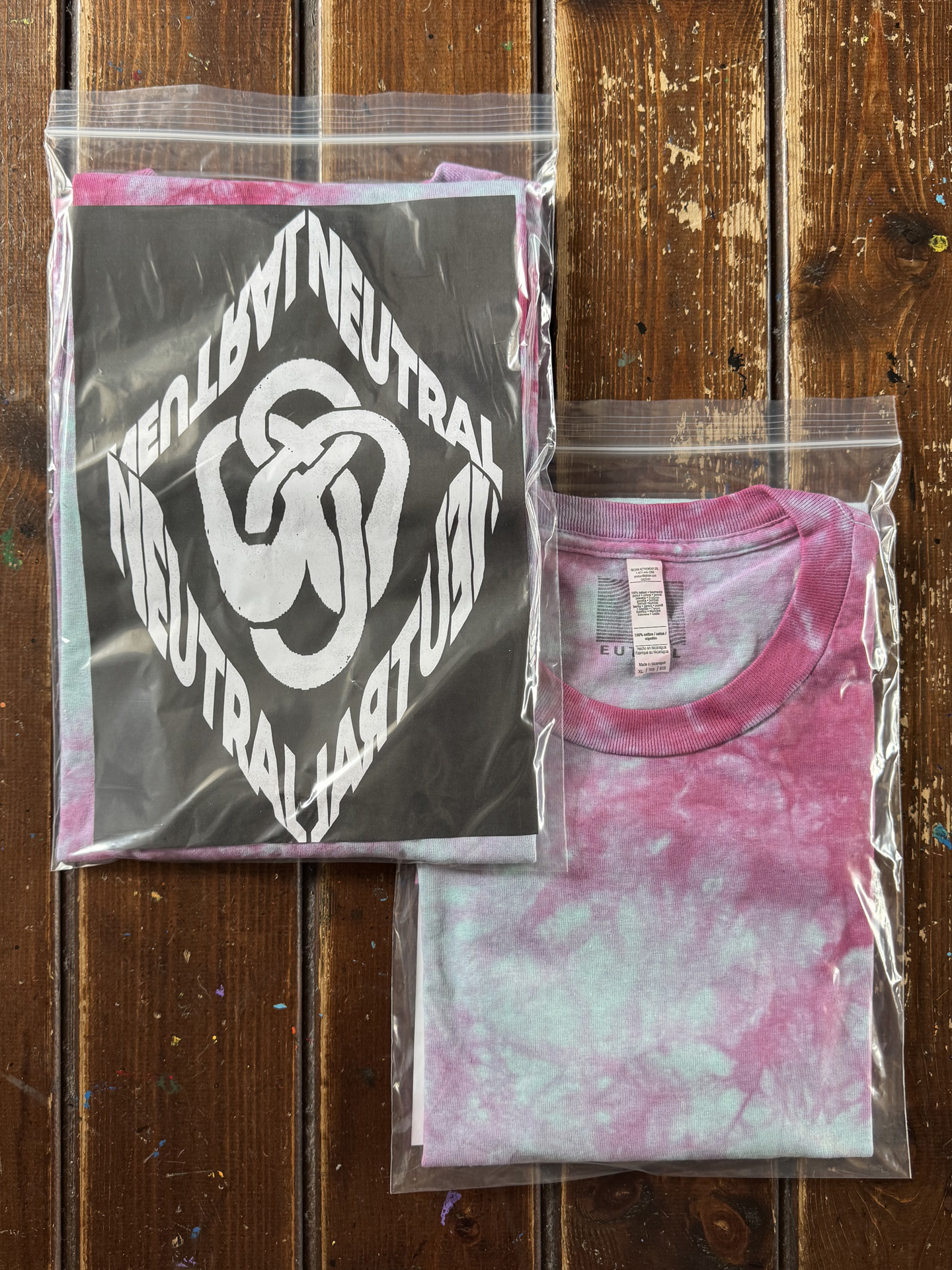 レイドバックテイラー ニュートラル タイダイ Ｔシャツ 靴下 ソックス laidbacktaylor neutral tiedye tshirt socks