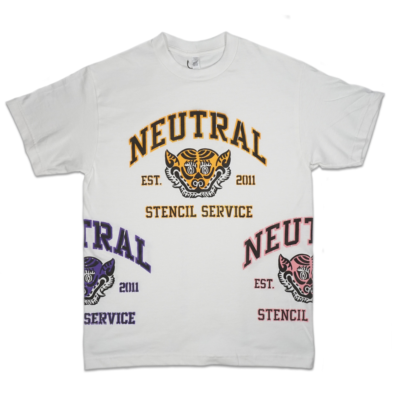 ニュートラル ステンシルTシャツ 15周年 NEUTRAL STENCILTSHIRT THE15ANNIVERSARY
