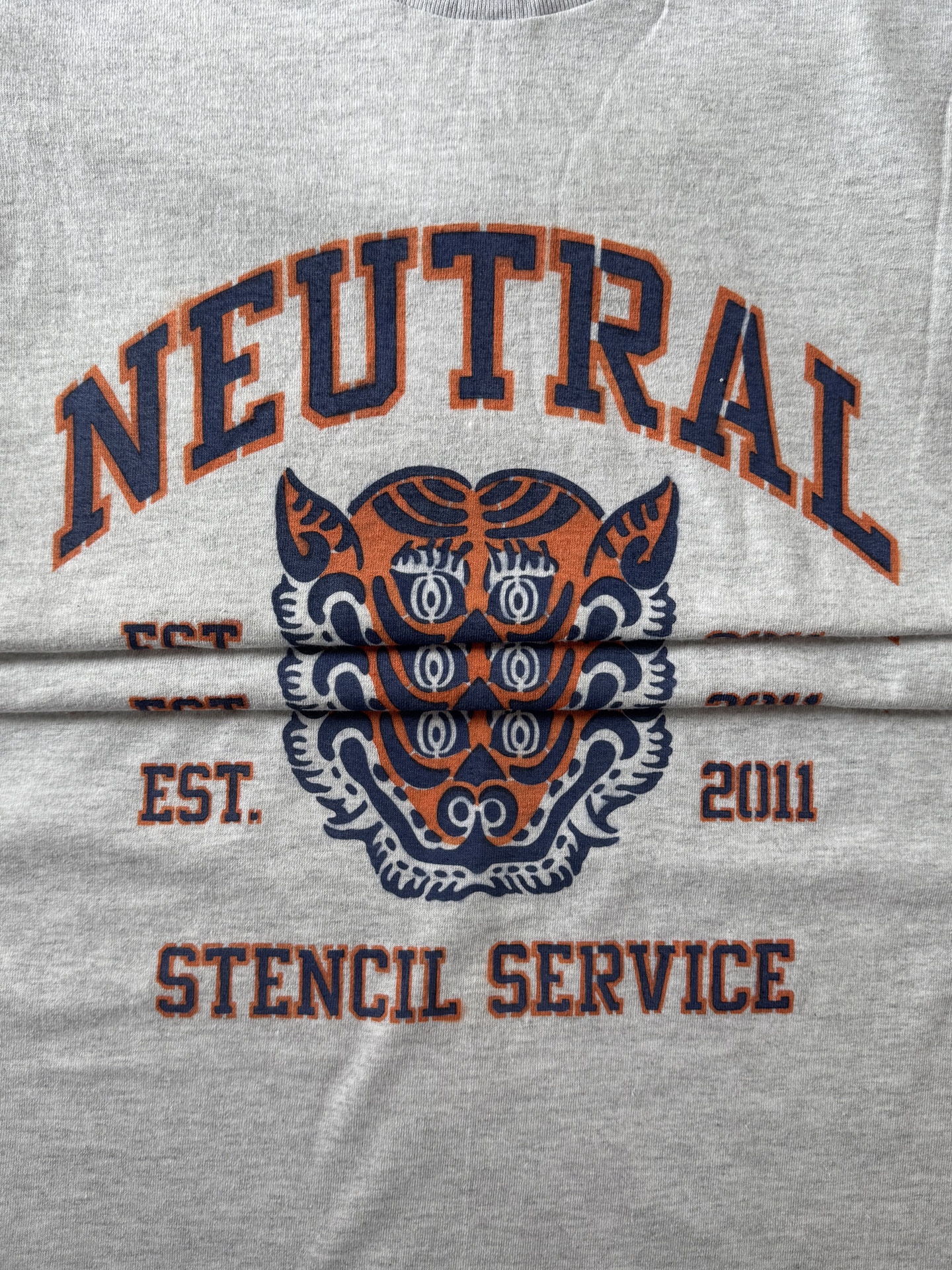 ニュートラル ステンシルTシャツ 15周年 NEUTRAL STENCILTSHIRT THE15ANNIVERSARY