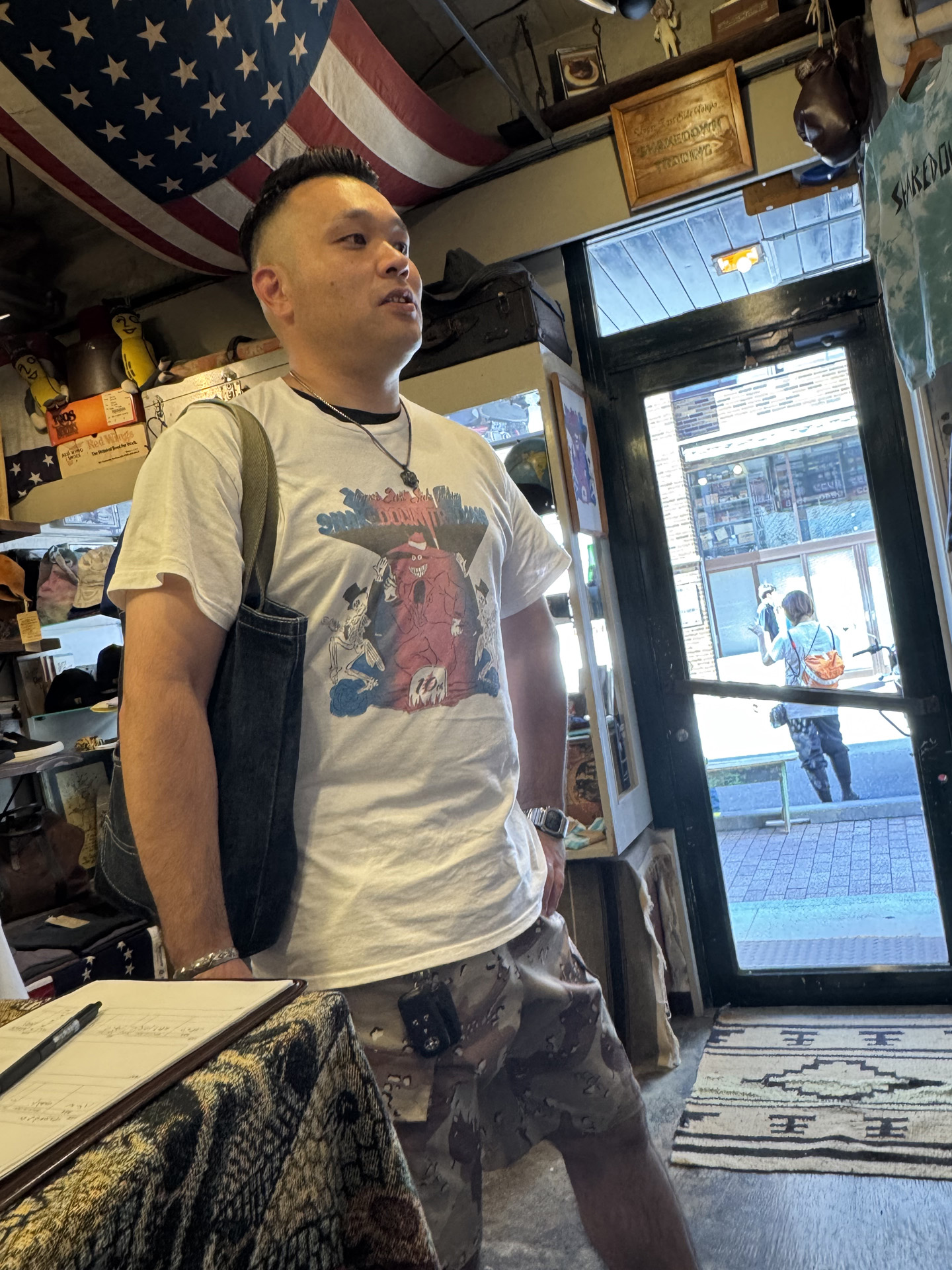ニュートラル シェイクダウントレーディング ステンシルTシャツ タイダイ neutral shakedowntrading stencil tiedye