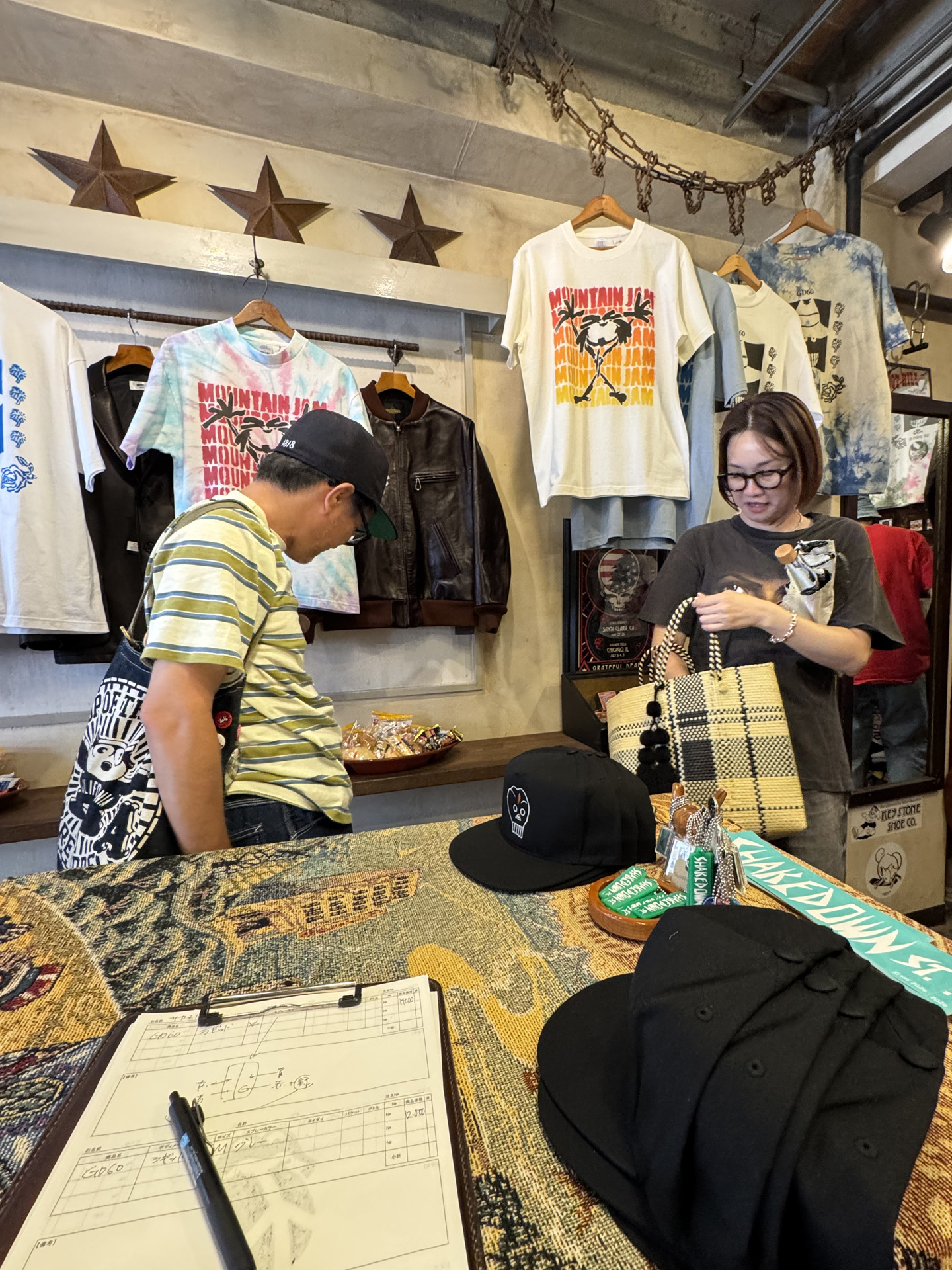 ニュートラル シェイクダウントレーディング ステンシルTシャツ タイダイ neutral shakedowntrading stencil tiedye