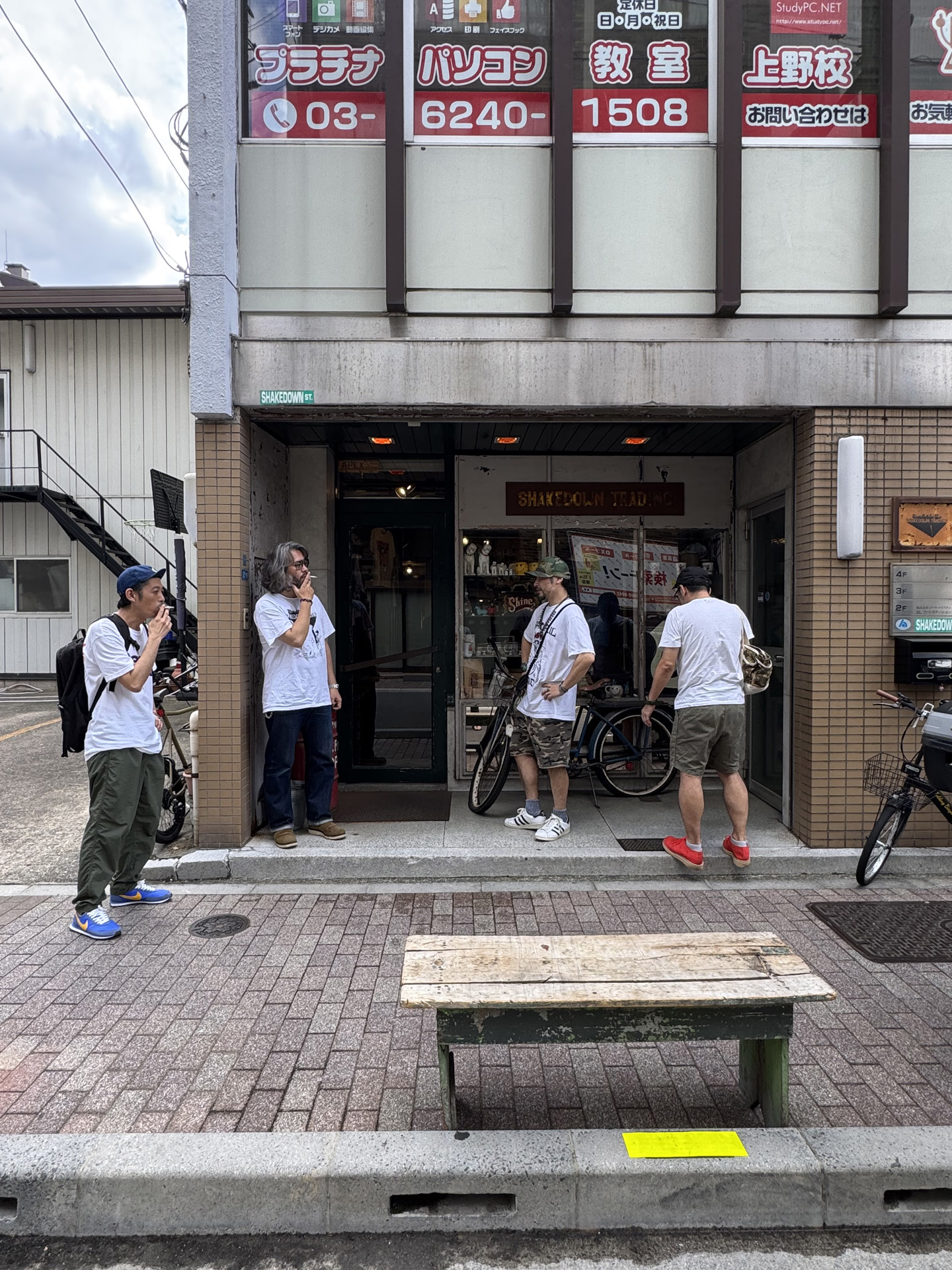 ニュートラル シェイクダウントレーディング ステンシルTシャツ タイダイ neutral shakedowntrading stencil tiedye