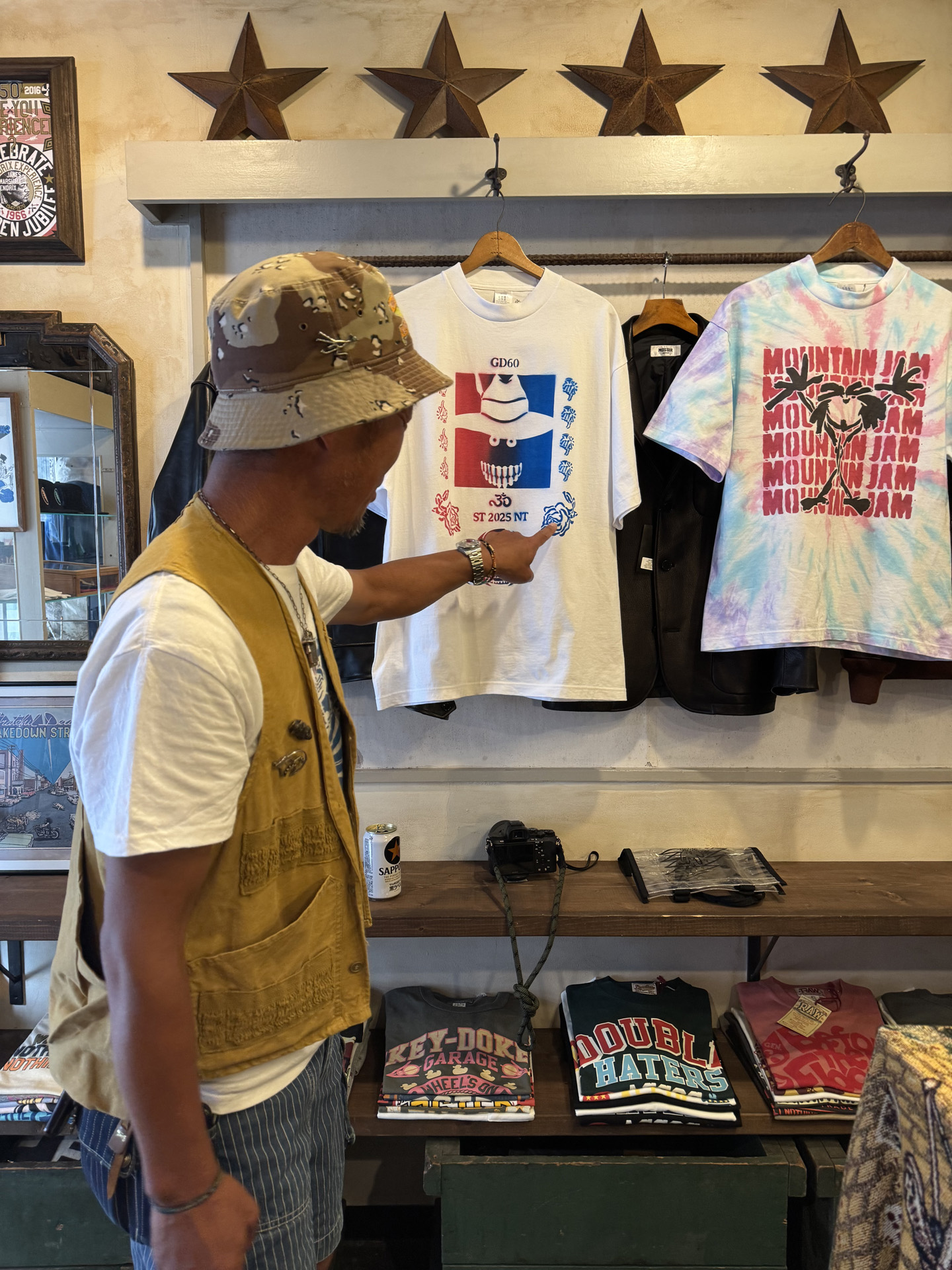 ニュートラル シェイクダウントレーディング ステンシルTシャツ タイダイ neutral shakedowntrading stencil tiedye
