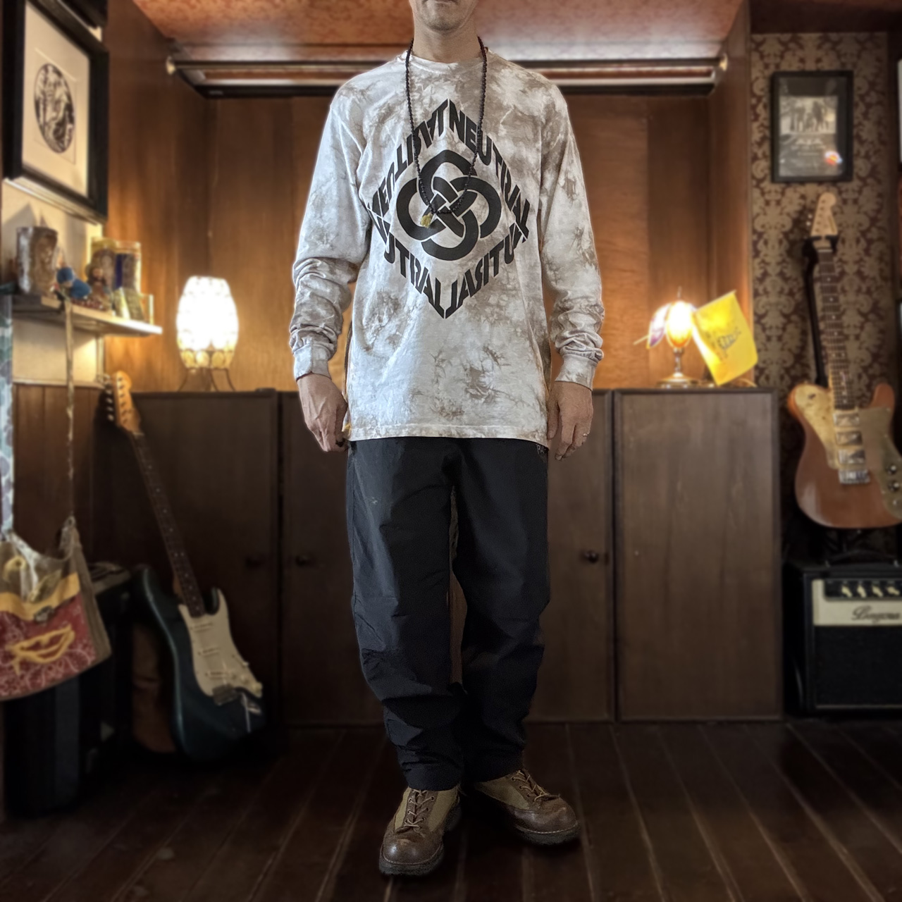 ニュートラル ステンシル タイダイ NEUTRAL STENCIL TIEDYE