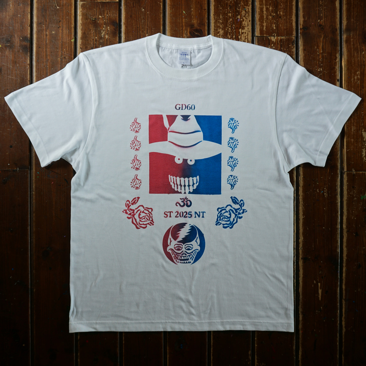 シェイクダウントレーディング ニュートラル ステンシルTシャツ shakedowntrading neutral steciltshirt