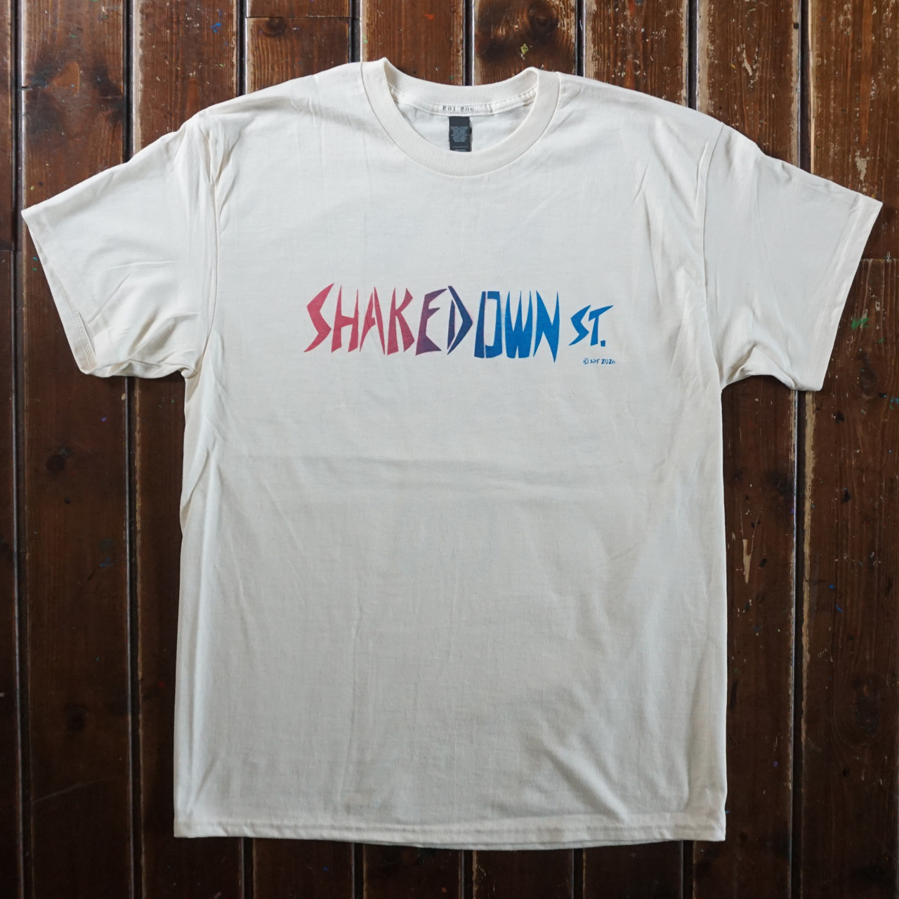 シェイクダウントレーディング ニュートラル ステンシルTシャツ shakedowntrading neutral steciltshirt