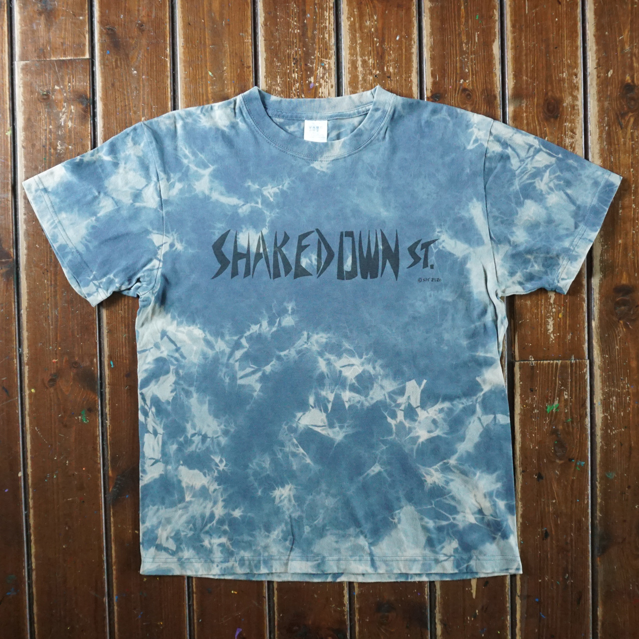 シェイクダウントレーディング ニュートラル ステンシルTシャツ タイダイshakedowntrading neutral steciltshirt tiedye
