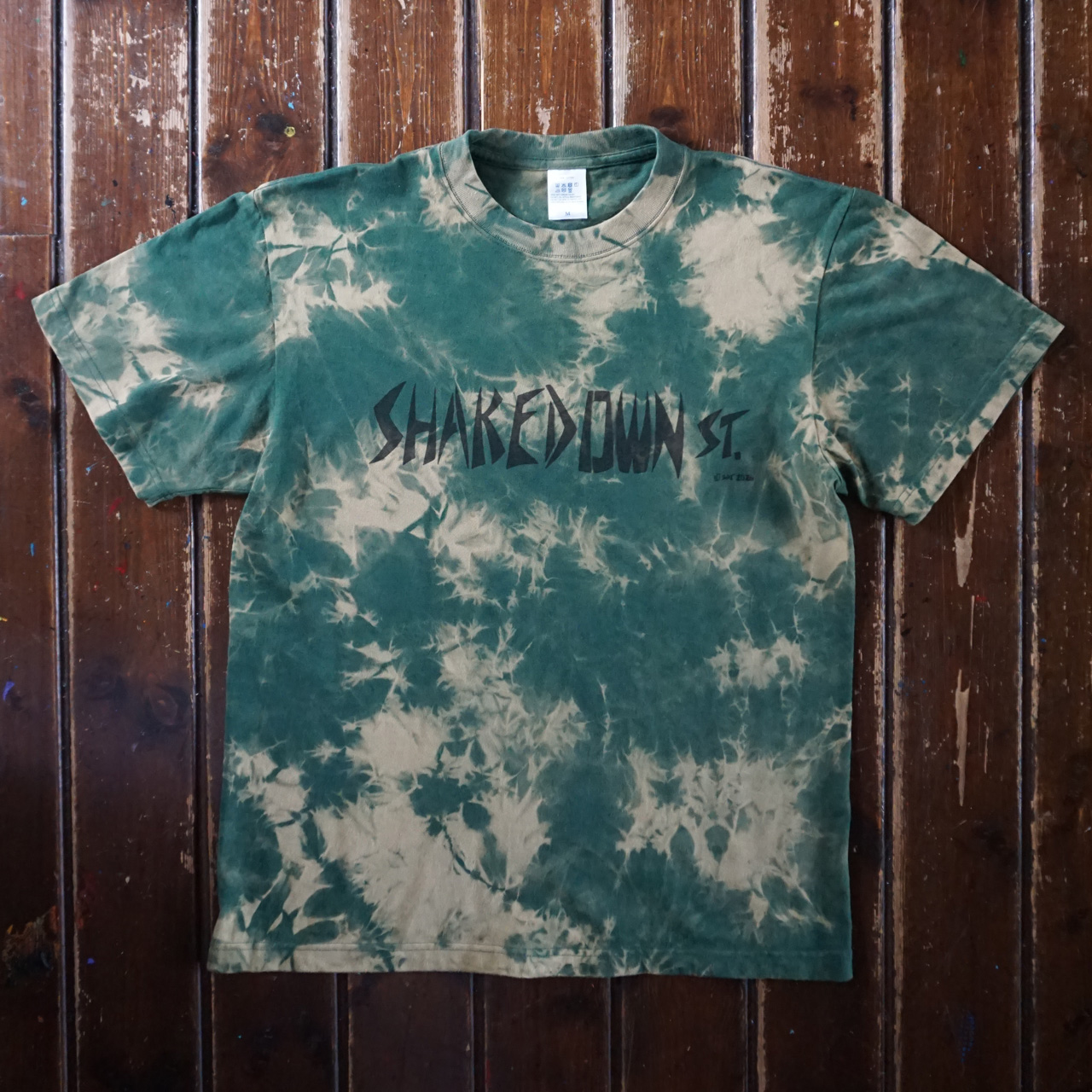 シェイクダウントレーディング ニュートラル ステンシルTシャツ タイダイshakedowntrading neutral steciltshirt tiedye