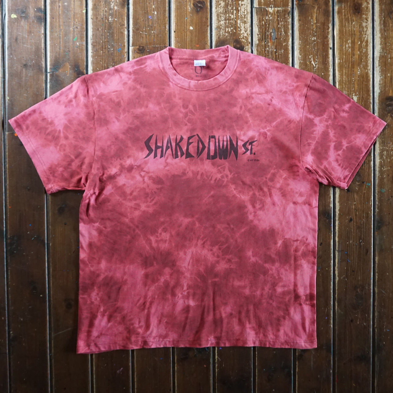 シェイクダウントレーディング ニュートラル ステンシルTシャツ タイダイshakedowntrading neutral steciltshirt tiedye