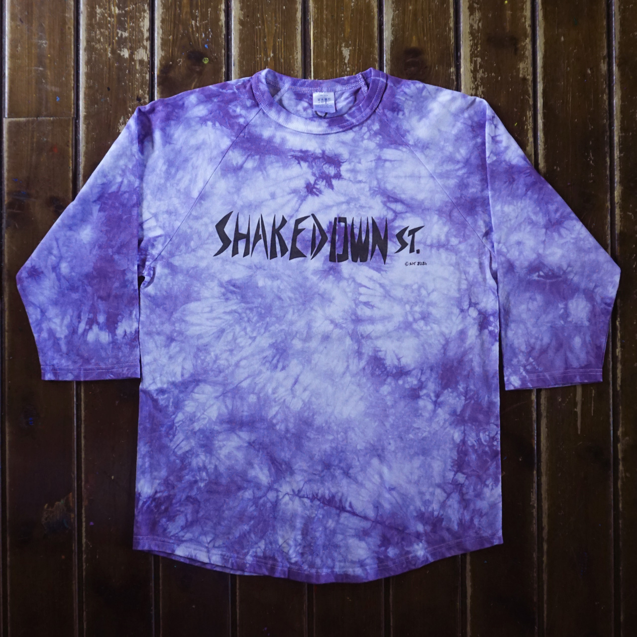 シェイクダウントレーディング ニュートラル ステンシルTシャツ タイダイshakedowntrading neutral steciltshirt tiedye