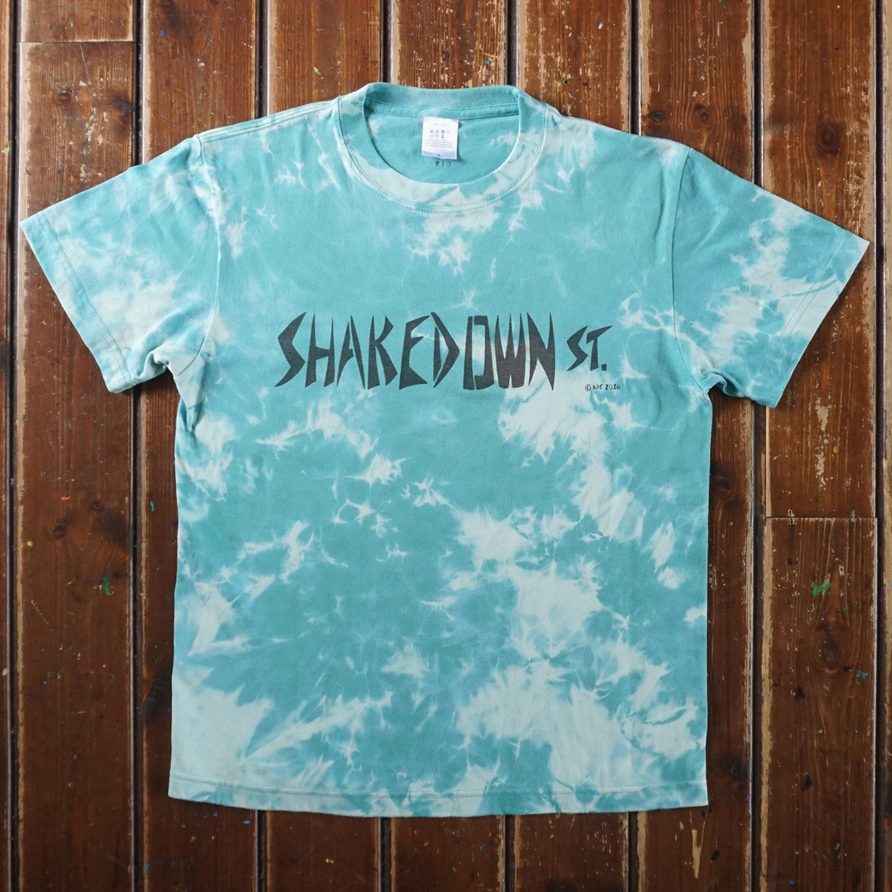 シェイクダウントレーディング ニュートラル ステンシルTシャツ タイダイshakedowntrading neutral steciltshirt tiedye