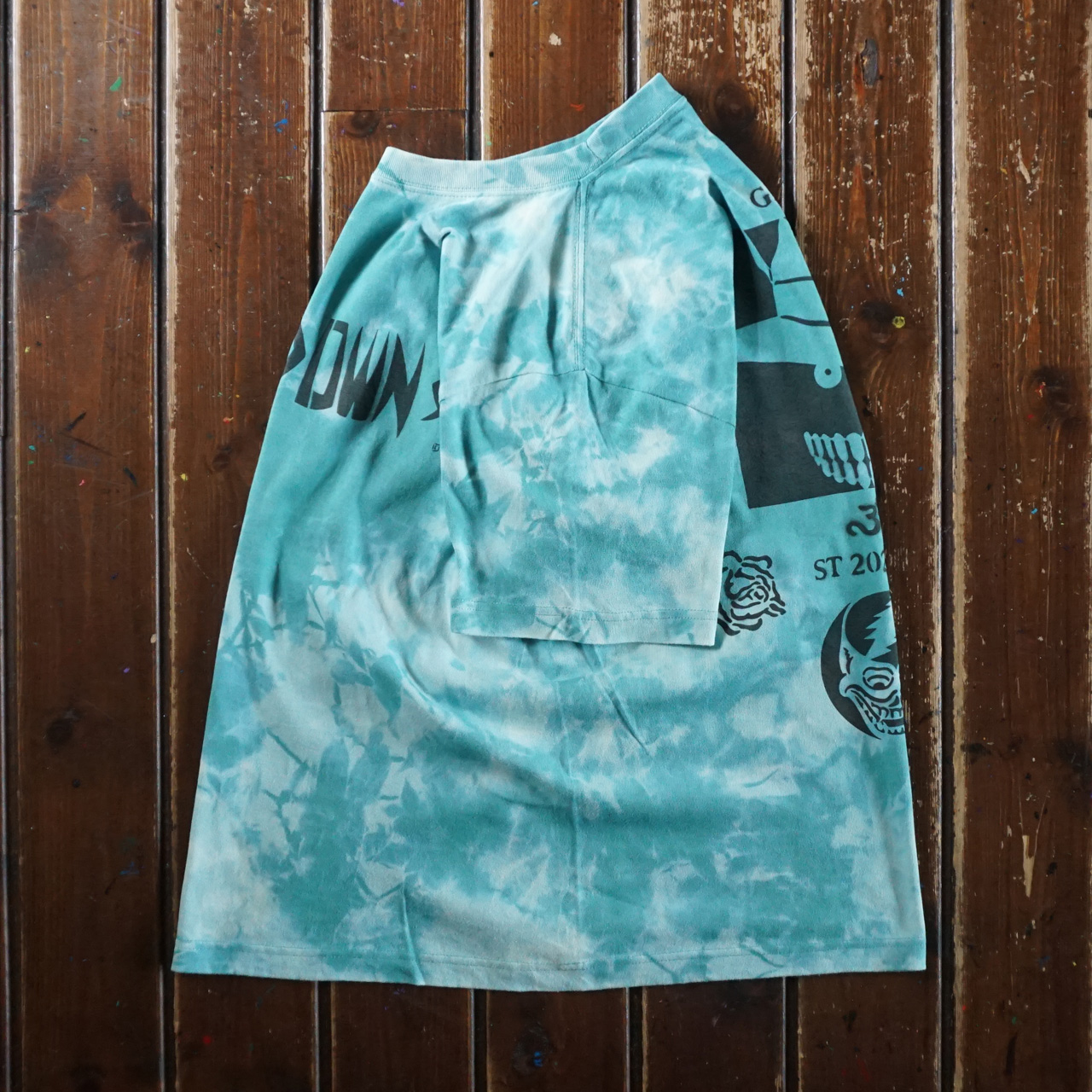 シェイクダウントレーディング ニュートラル ステンシルTシャツ タイダイshakedowntrading neutral steciltshirt tiedye
