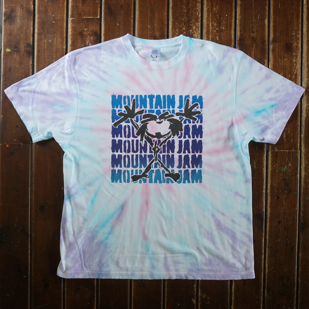 シェイクダウントレーディング ニュートラル ステンシルTシャツ タイダイshakedowntrading neutral steciltshirt tiedye