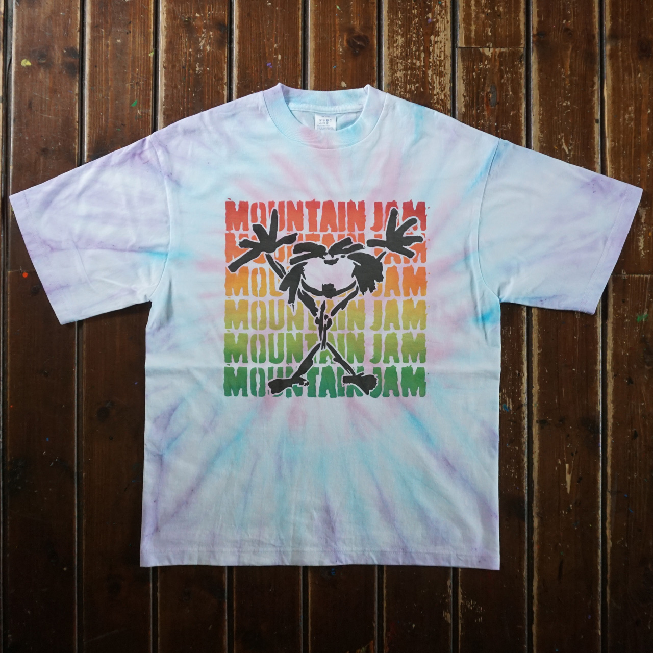 シェイクダウントレーディング ニュートラル ステンシルTシャツ タイダイshakedowntrading neutral steciltshirt tiedye