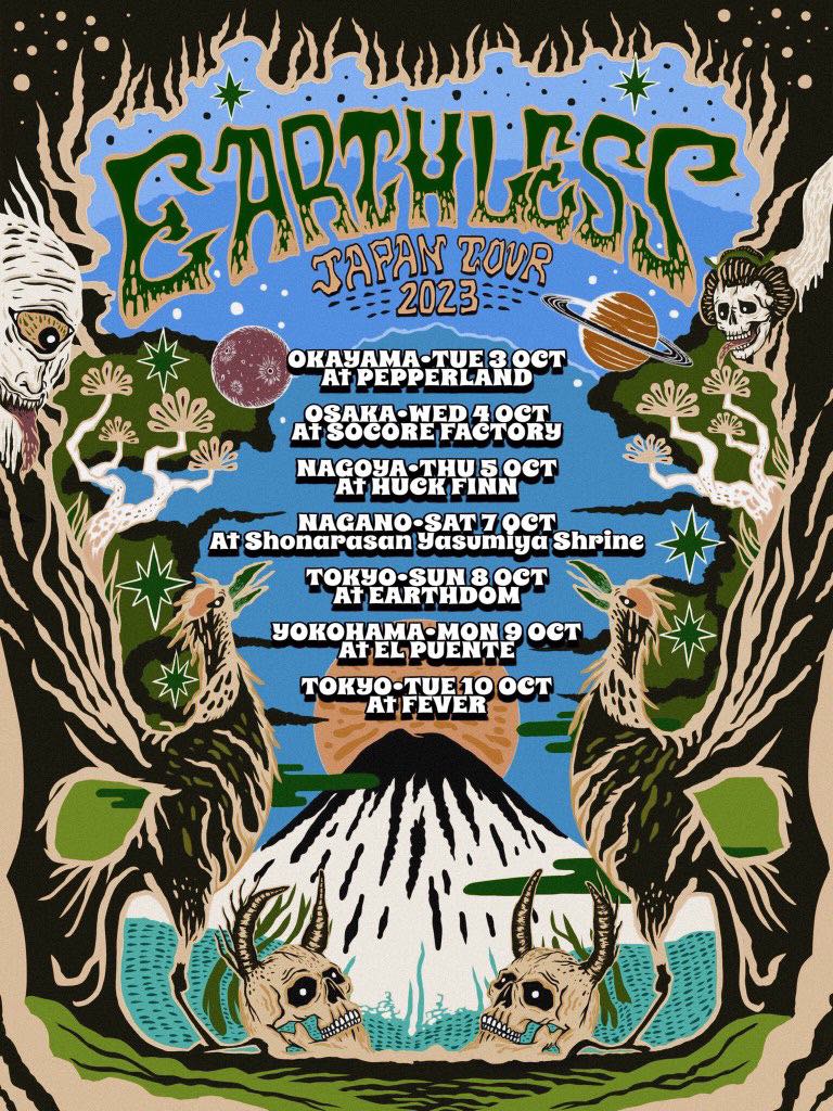 EARTHLESS JAPAN TOUR2023 アースレス ジャパンツアー2023