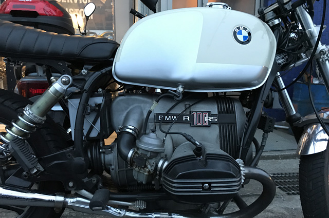 OutLoud　パーツをボルトオンしたBMW R100RSの画像