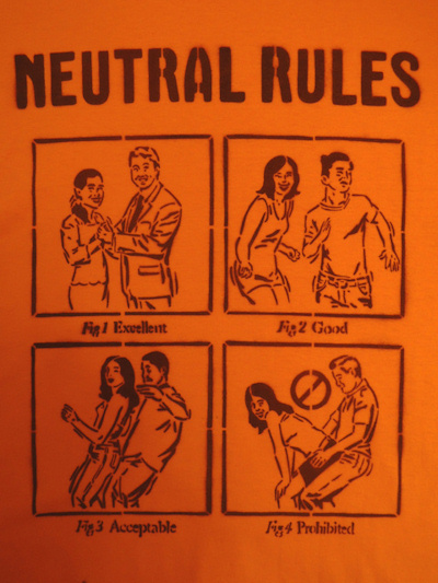 neutral ニュートラル stencil ステンシルTシャツ