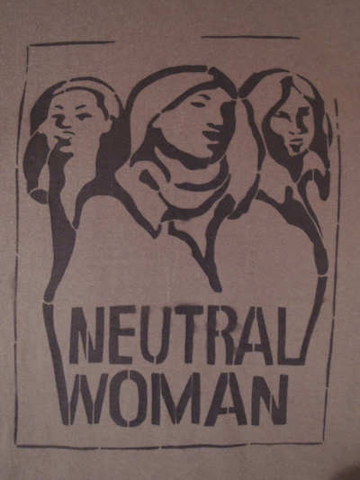 neutral ニュートラル stencil ステンシルTシャツ