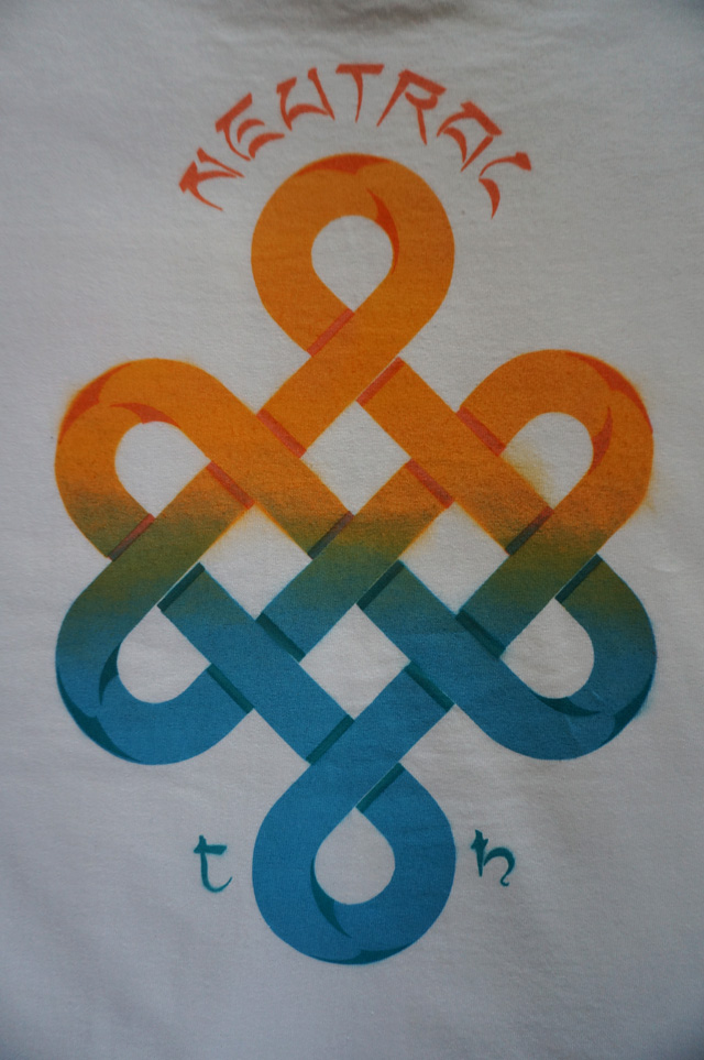 NEUTRAL ニュートラル 8tn anniversary 8周年 stencil ステンシルTシャツ