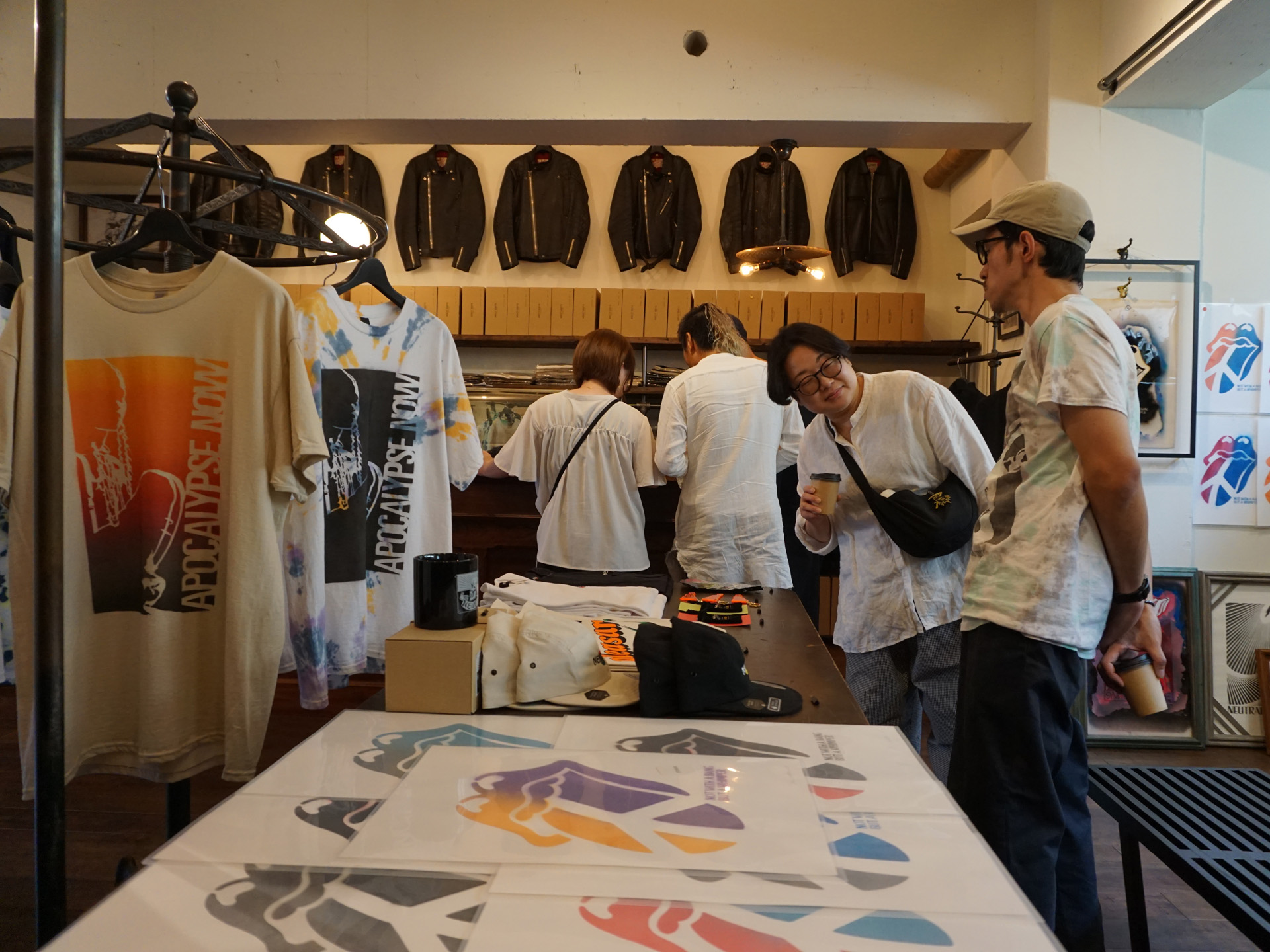 アディクトクローズ名古屋 リビングストン ニュートラル ステンシルTシャツ addictclothnagoya livingstone neutral stenciltshirt